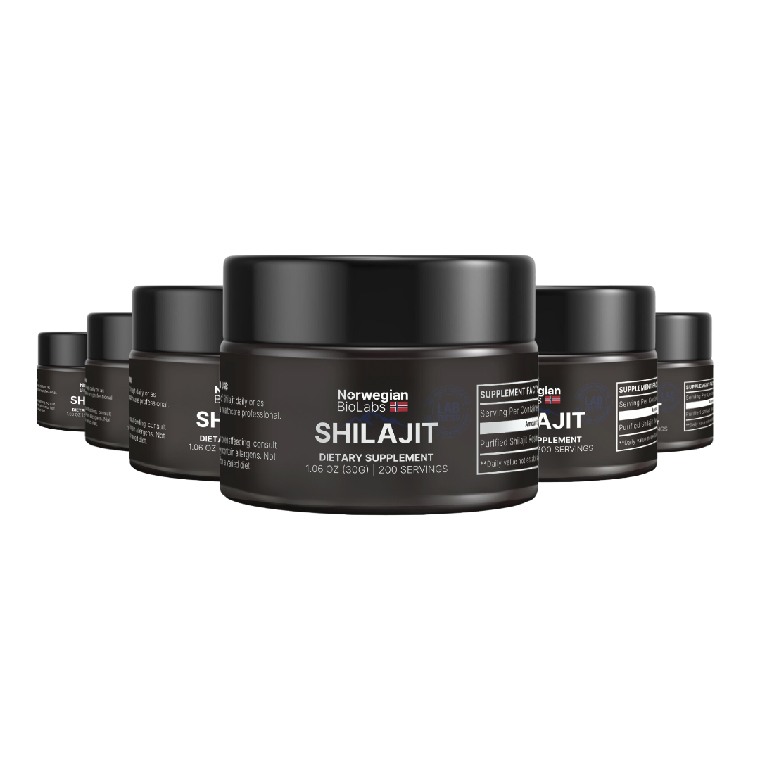 6x Norwegian BioLabs Shilajit │ 15% Rabatt Alle 6 Monat