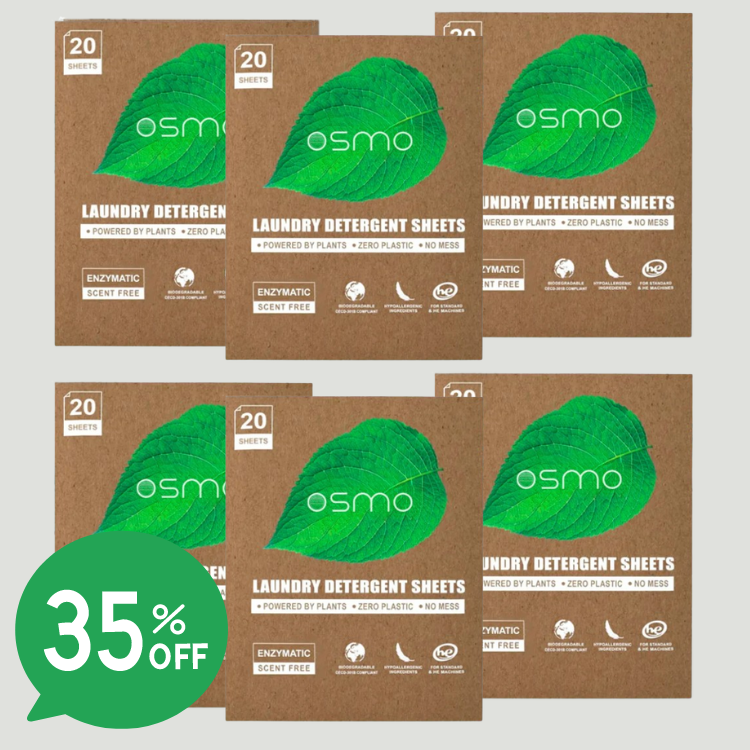 6x Osmo Laundry Detergent Sheets